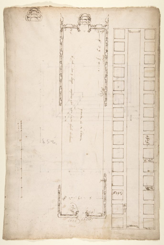 San Lorenzo Library Plan Reflected Ceiling Plan Stair