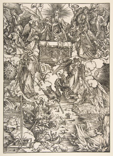 The Seven Angels with the Trumpets, from The Apocalypse, Latin Edition ...