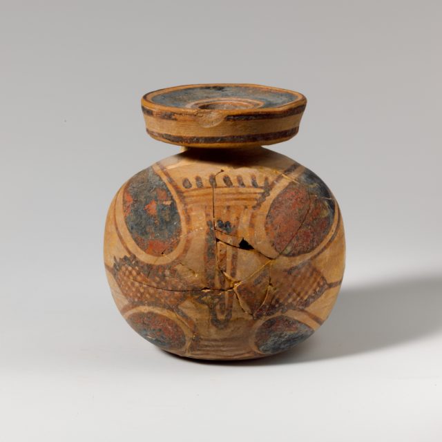 Terracotta aryballos (perfume vase) - PICRYL Public Domain Image