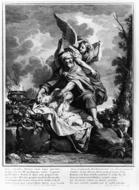 Abraham's Sacrifice - PICRYL Public Domain Image