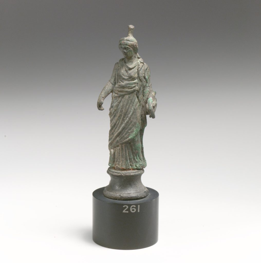 Bronze statuette of Tyche/Fortuna - PICRYL Public Domain Search