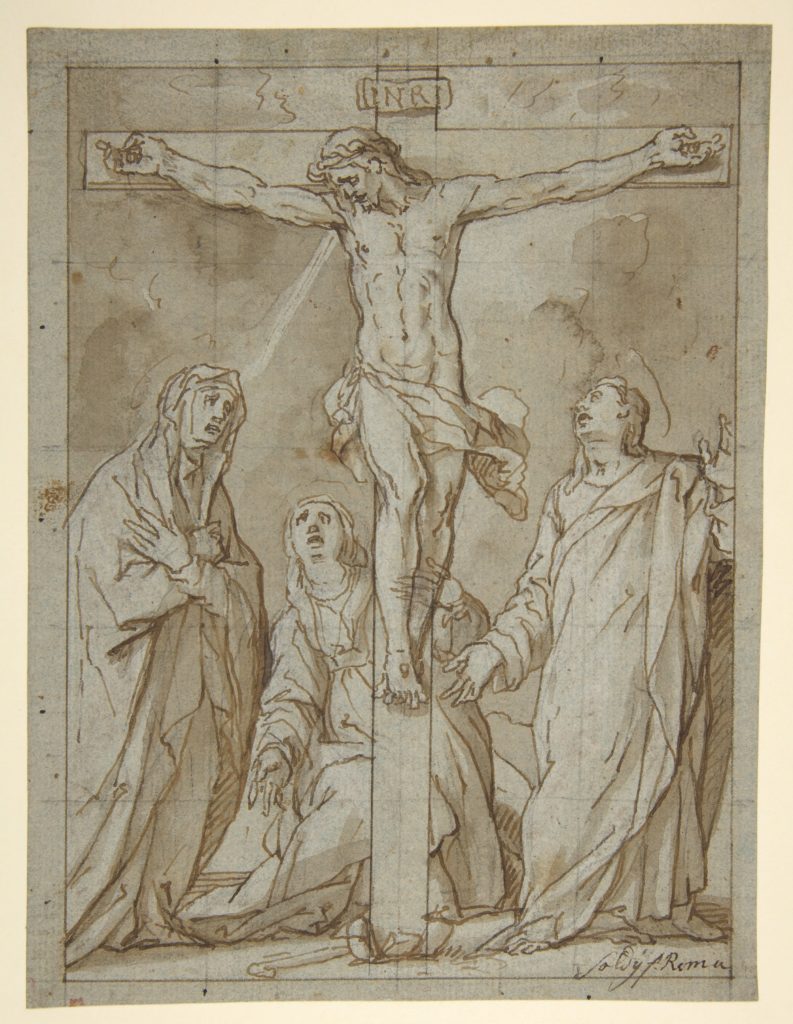 Christ Crucified Attended By The Virgin Saint Mary Magdalen And Saint John The Evangelist 1045