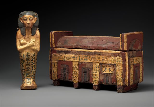 Shabti and Coffin of the King's Son Wahneferhotep - PICRYL Public ...