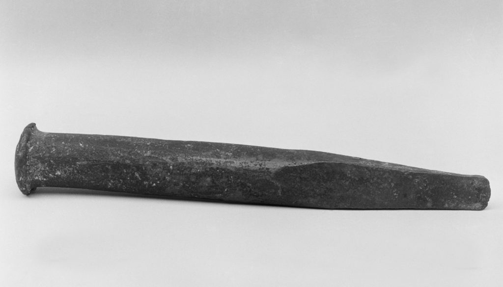 Stone Mason's Chisel - Public domain museum image. A large piece of ...