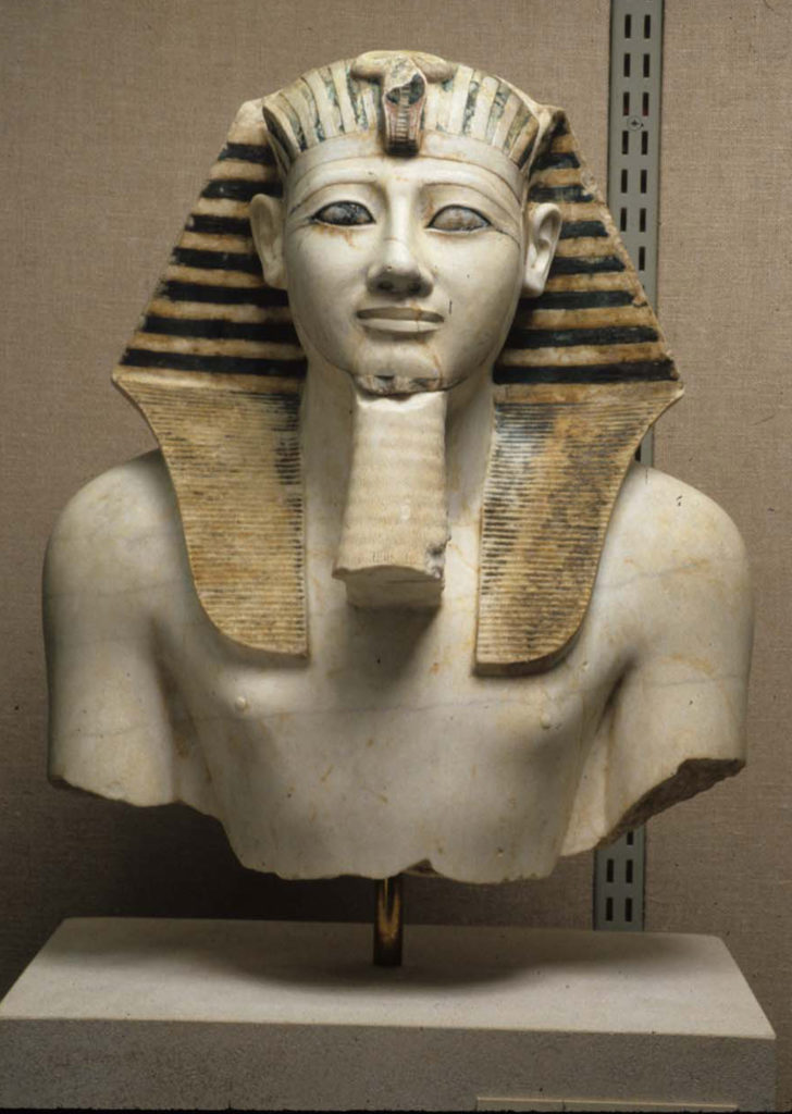 Upper Part Of A Statue Of Thutmose III - PICRYL Public Domain Search