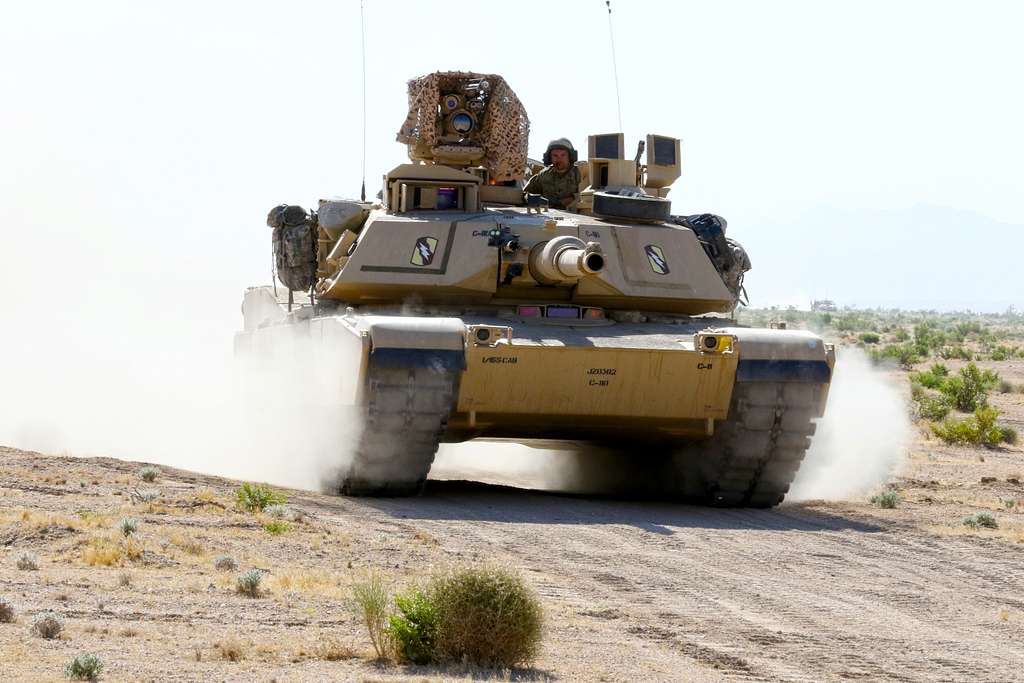 An M1a2 Sepv2 Abrams Tank With Company C, 1st Battalion, - Nara & Dvids 