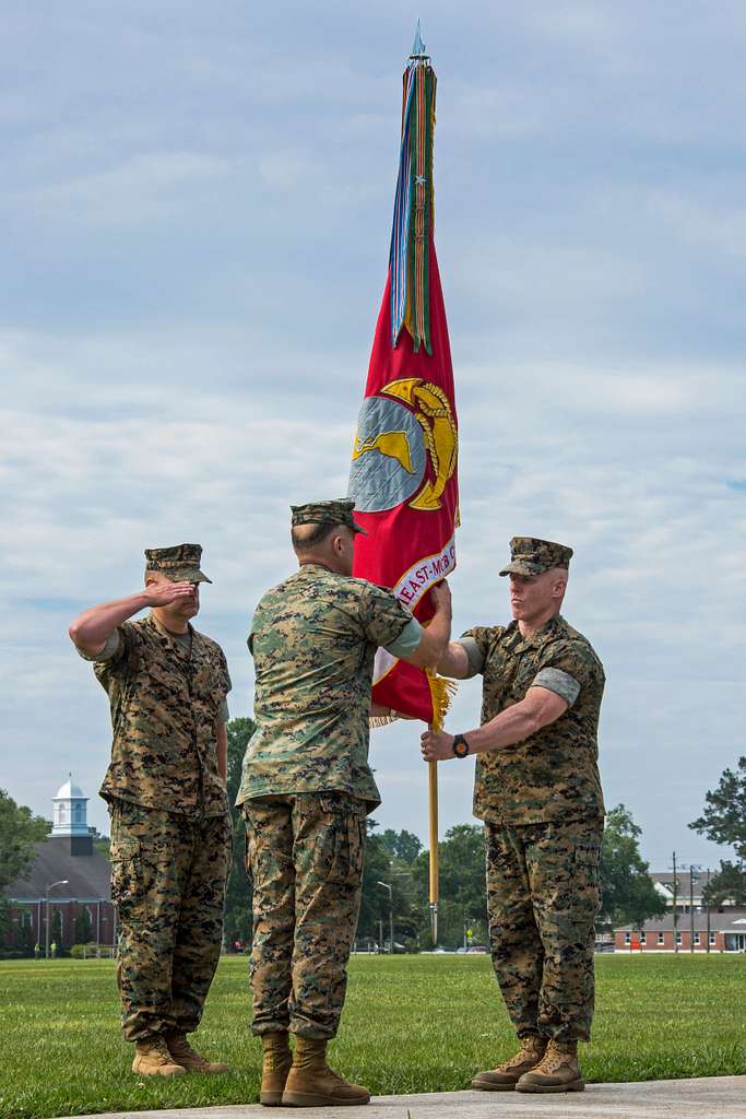 U.S. Marine Corps Brig. Gen. Thomas D. Weidley, right, - NARA & DVIDS ...