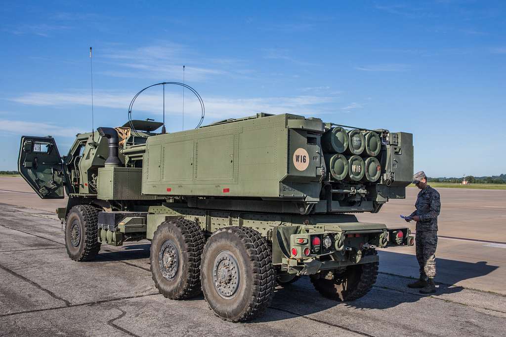 A U.S. Army High Mobility Artillery Rocket System (HIMARS), - PICRYL ...