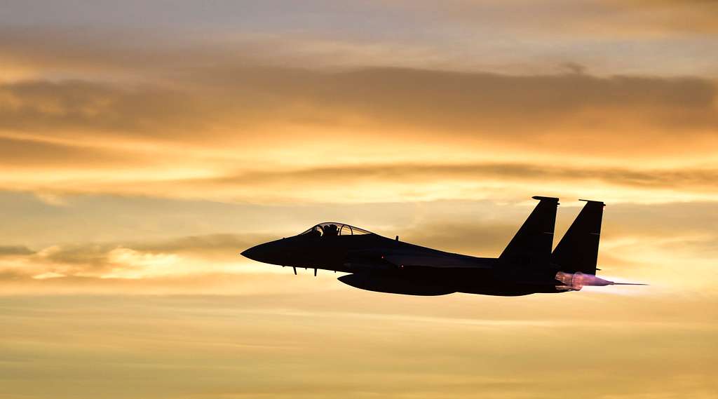 A F-15E Strike Eagle From The 17th Weapons Squadron, - NARA & DVIDS ...