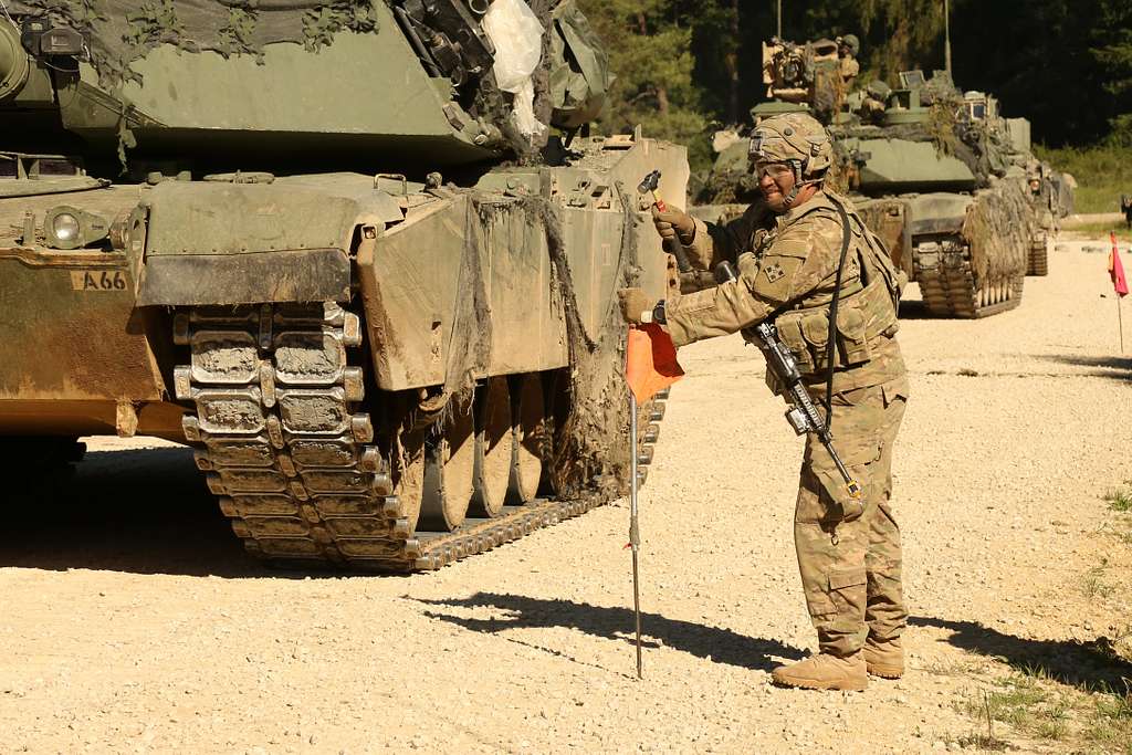 A U.S. Soldier Of 1st Battalion 66th Armor Regiment, - NARA & DVIDS ...