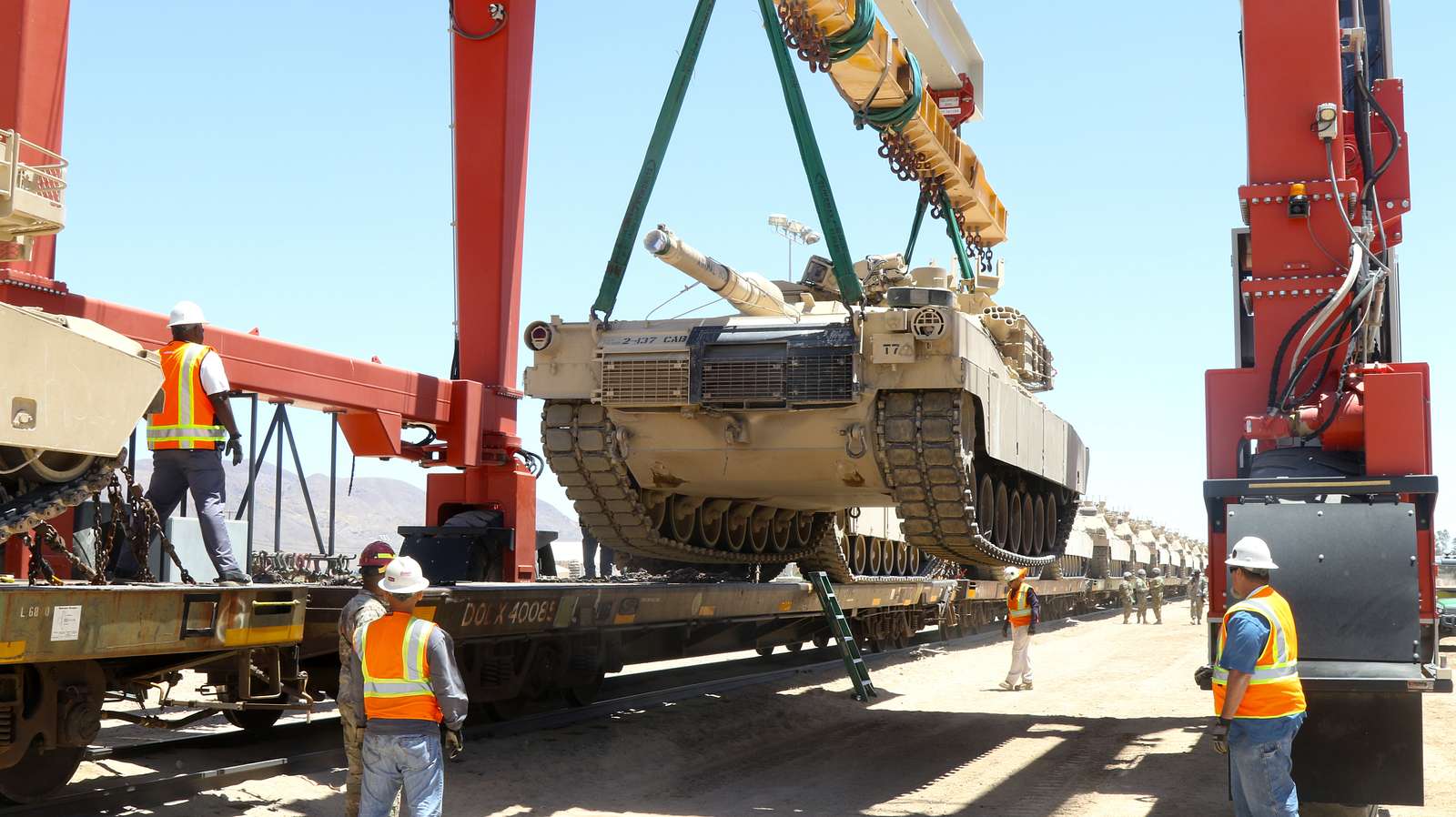 An Abrams Tank Of The Th Armored Brigade Combat Nara Dvids Public Domain Archive Public