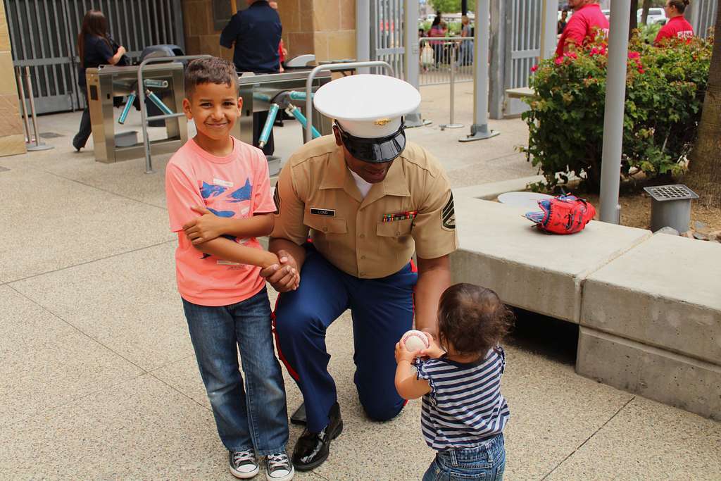 San Diego Padres hosted Camp Pendleton Marines for USMC Military