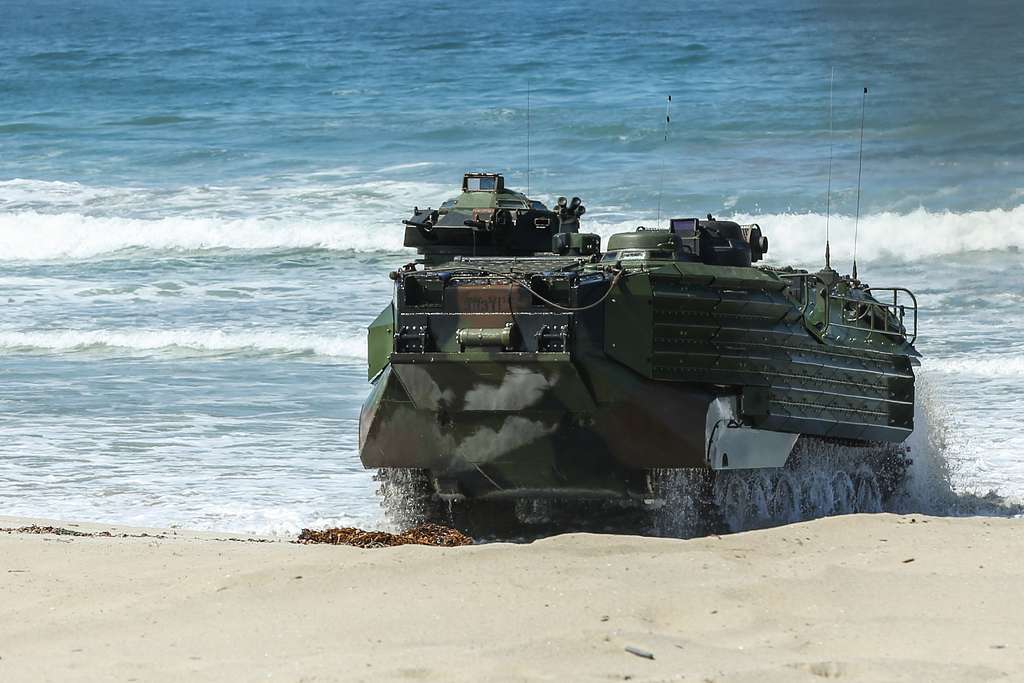 An Assault Amphibious Vehicle, with 15th Marine - PICRYL Public Domain ...