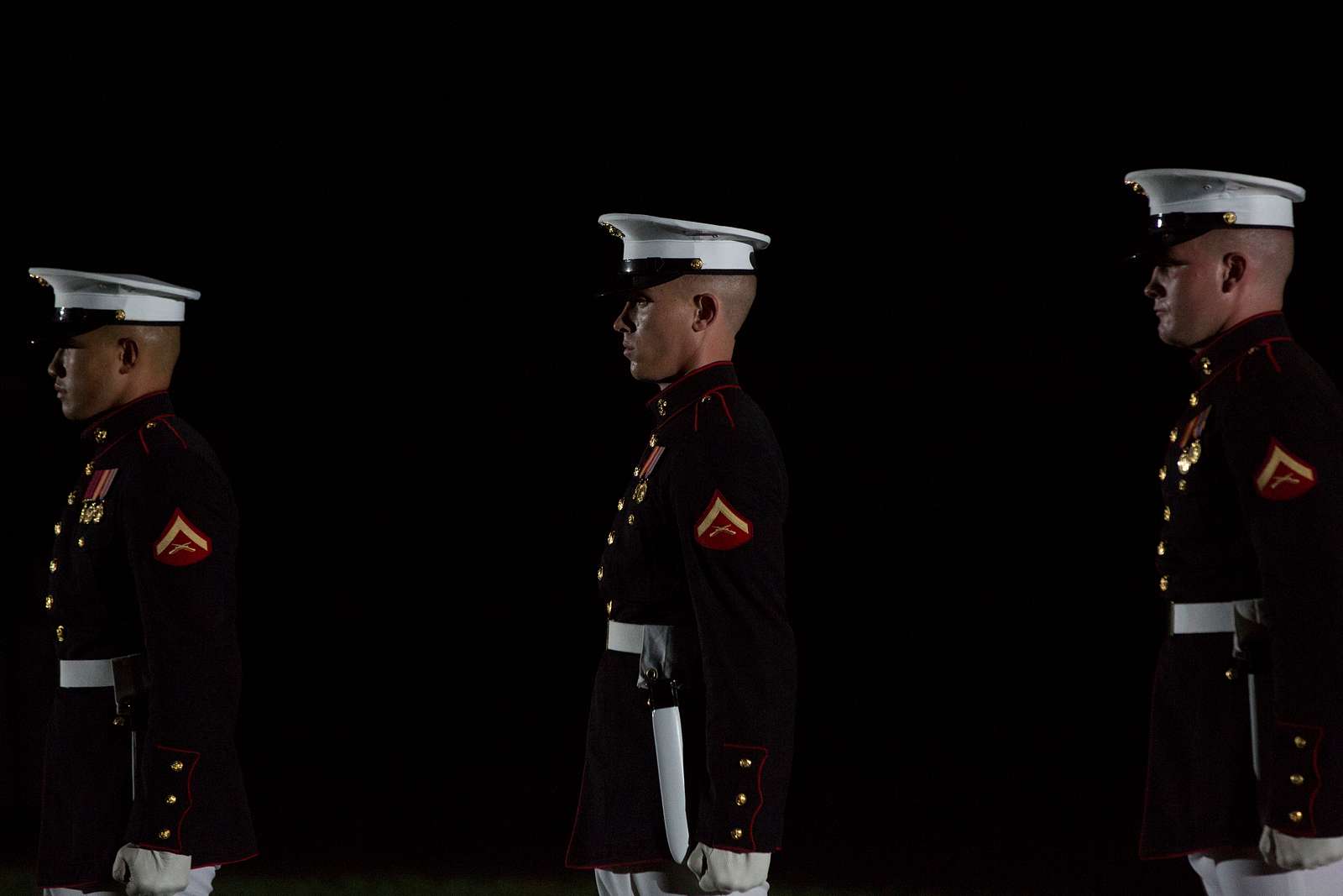 The Marine Corps Silent Drill Platoon Performs During Nara And Dvids