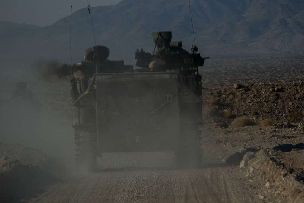 An Assault Amphibious Vehicle, utilized during a Marine - PICRYL Public