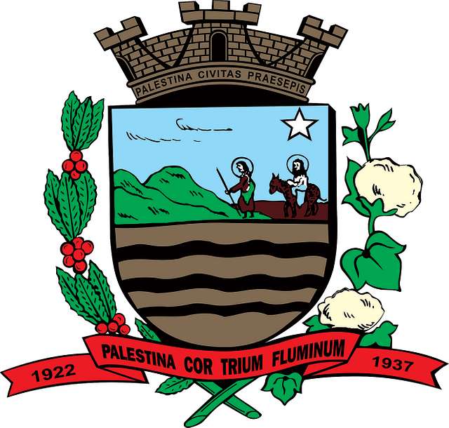 Brasão de Palestina, municipality coat of arms - PICRYL - Public Domain ...