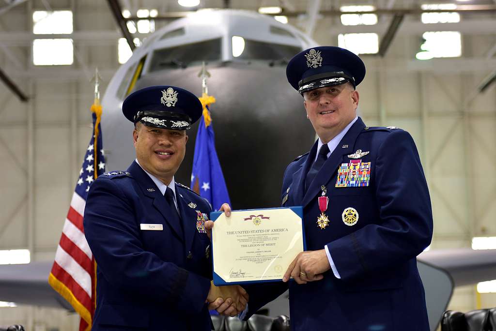 Lt. Gen. Giovanni Tuck, 18th Air Force commander, and - PICRYL Public ...