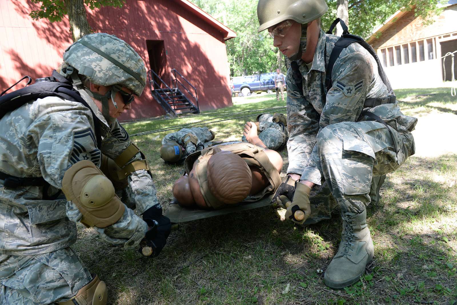 U.S. Air Force members of the 119th Medical Group from - NARA & DVIDS ...