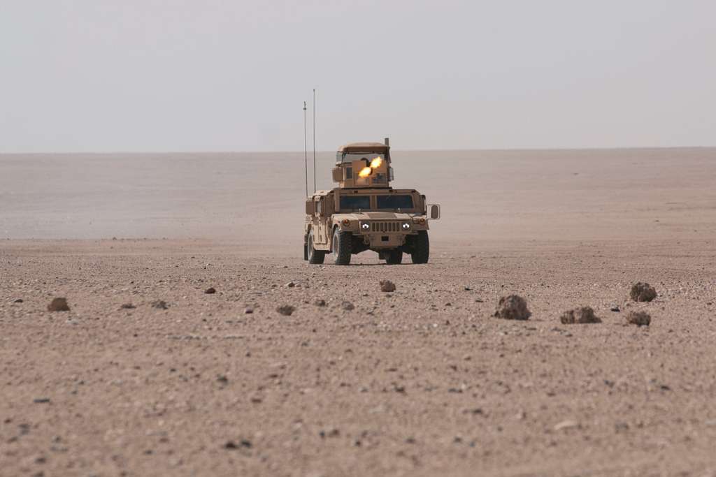 A gunner assigned to 215th Brigade Support Battalion, - NARA & DVIDS ...