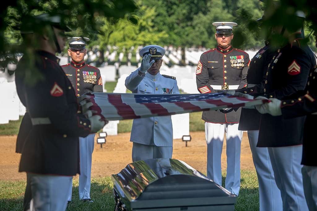 A U.S. Navy Chaplain delivers the invocation during - PICRYL - Public ...