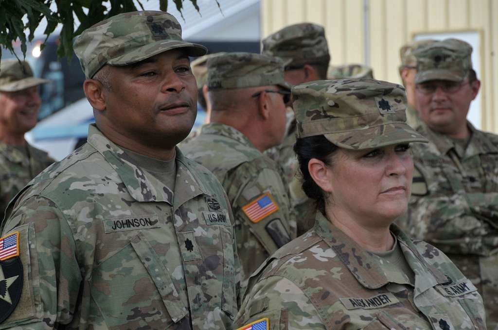 Lieutenant Col. Joy Alexander stands in front of Lt. - PICRYL - Public ...