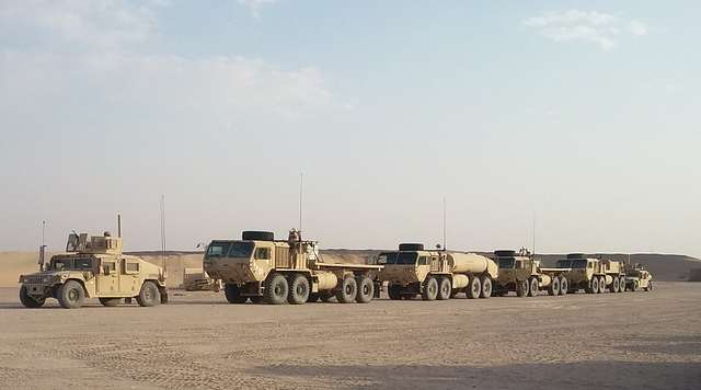 A convoy with 215th Brigade Support Battalion, 3rd - NARA & DVIDS ...