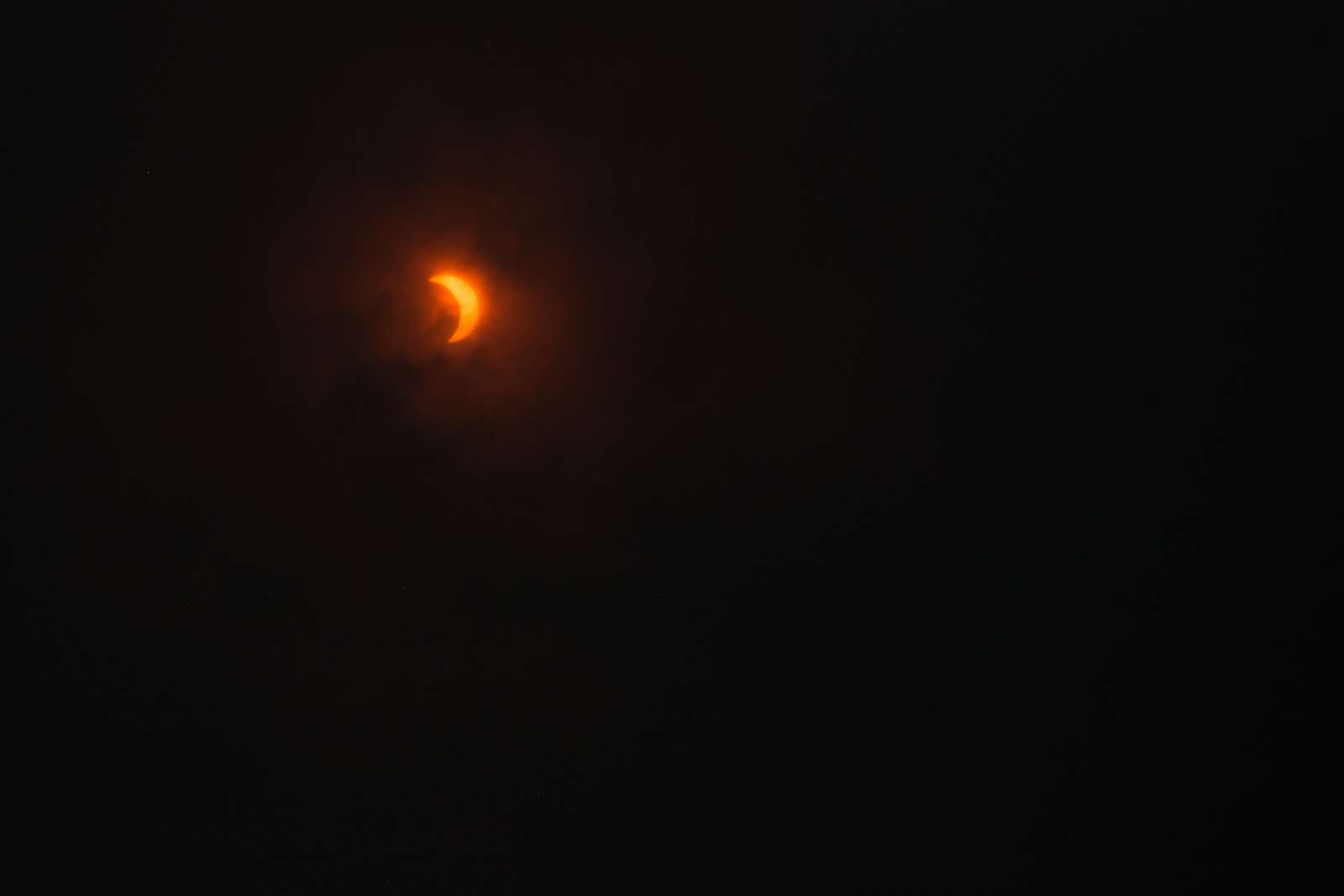 A solar eclipse appears over Rosecrans Air National - NARA & DVIDS ...