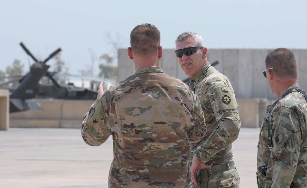 Maj. Gen. Victor Braden, 35th Infantry Division Commanding - Nara 