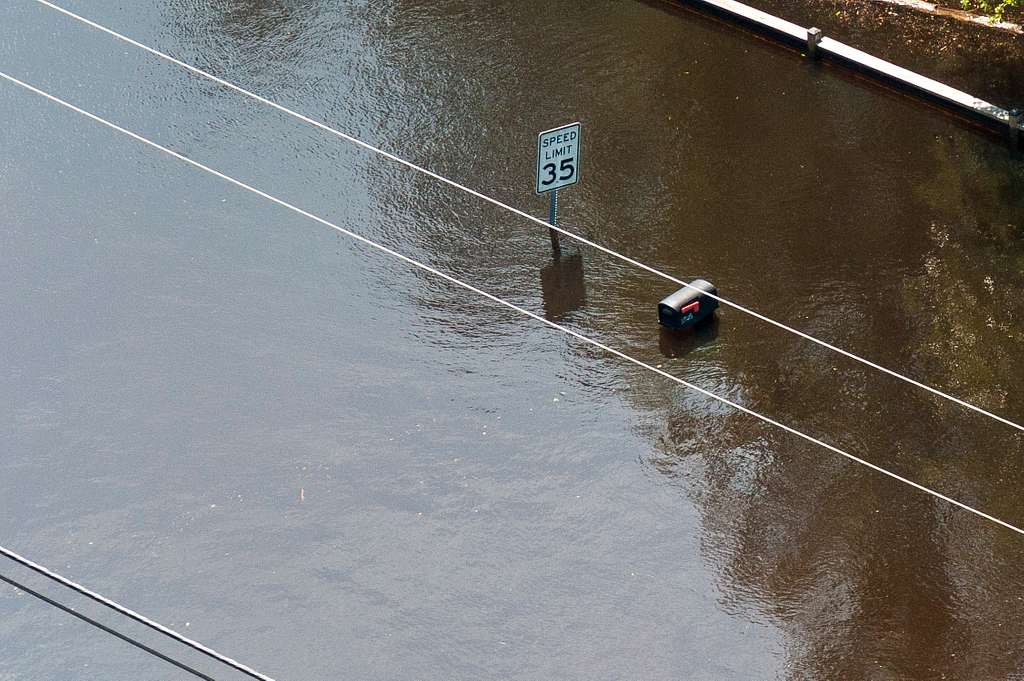 Hurricane Harvey flooding north of Beaumont Texas PICRYL