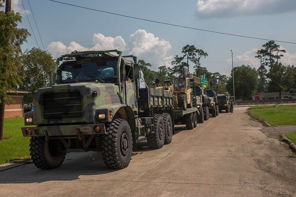 BEAUMONT Texas Marine Corps Medium Tactical Vehicle NARA