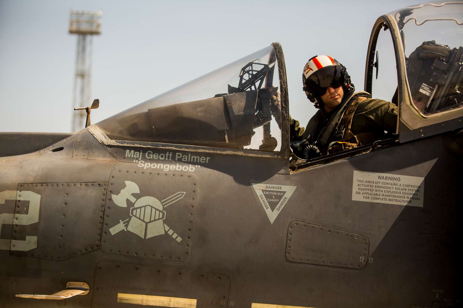 A U.S. Marine Corps AV-8B Harrier Pilot Assigned To - NARA & DVIDS ...