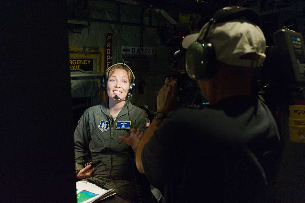 Air Force Reserve Maj. Nicole Mitchell, Aerial - Nara & Dvids Public 