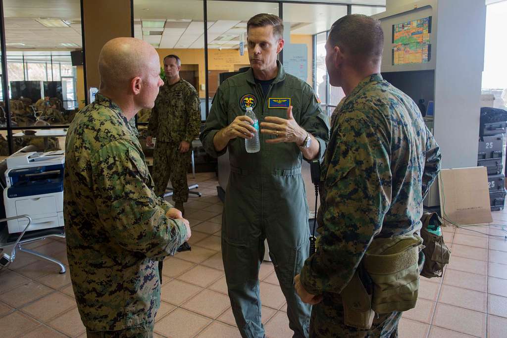 DVIDS - Images - Col. Hughes talks to members of the New Jersey