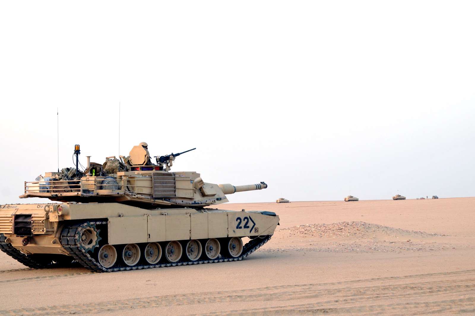 Udairi Range, Kuwait – A US M1A2 Abrams main battle - NARA & DVIDS ...