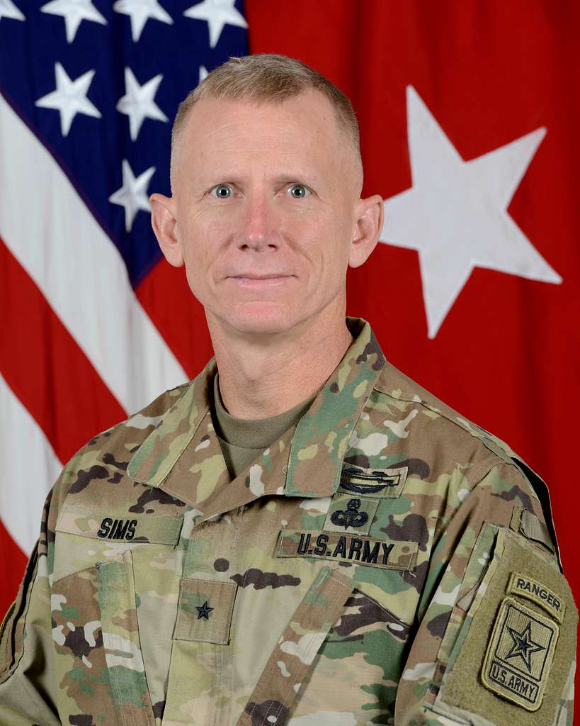 U.S. Army Brig. Gen. Douglas A. Sims, Director, Operations, - NARA ...