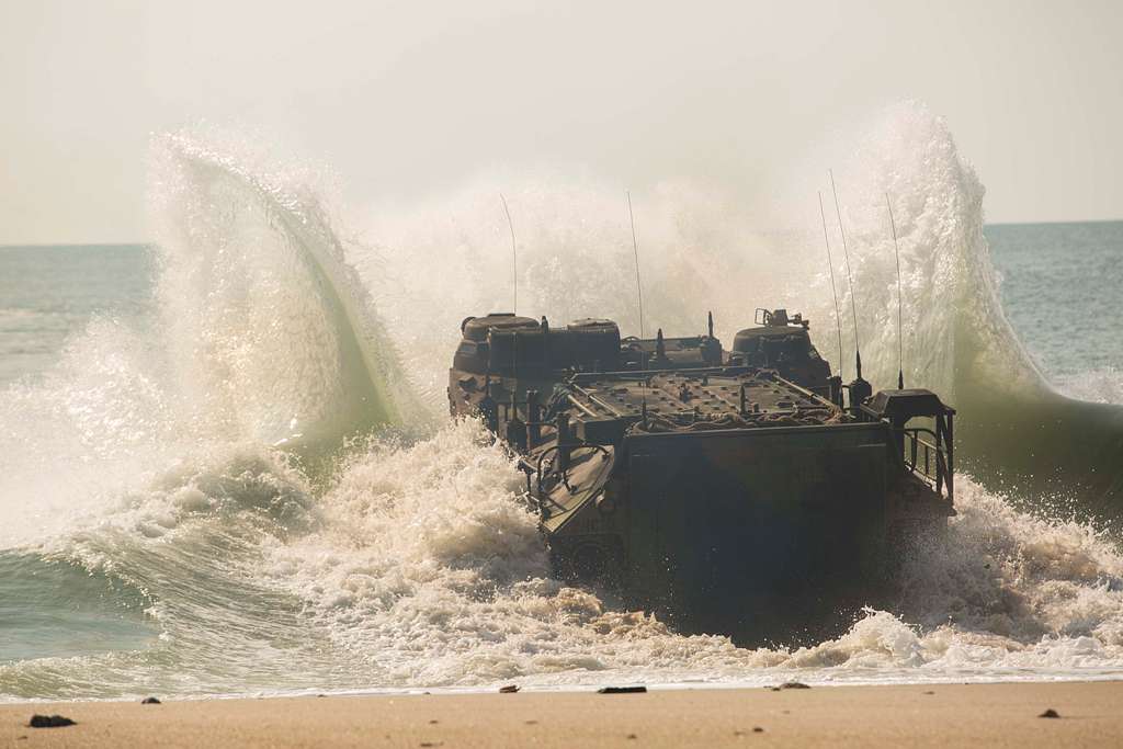 An Amphibious Assault Vehicle with 2nd Assault Amphibian - NARA & DVIDS