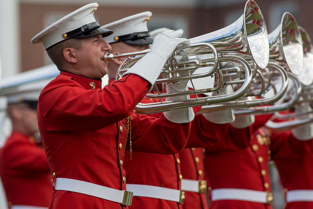 Marines With “The Commandant’s Own” U.S. Marine Drum - NARA & DVIDS ...