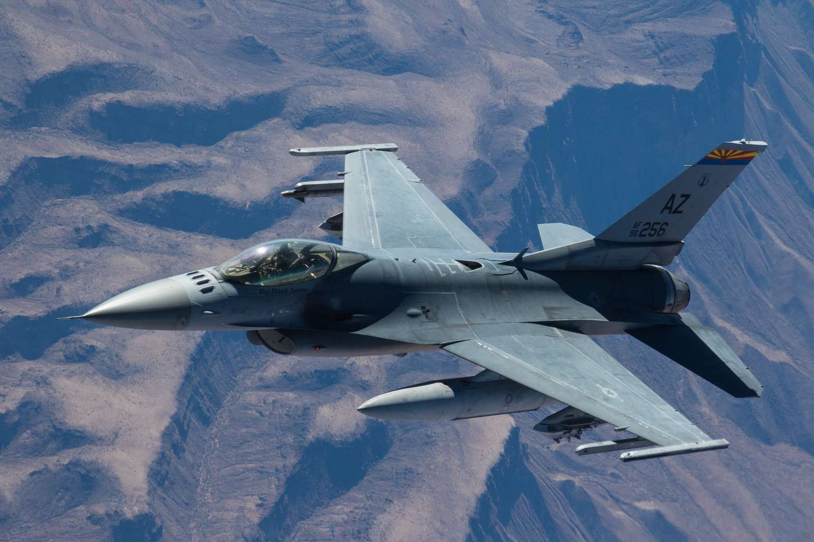 An F-16 Fighting Falcon from the 162d Wing, Arizona - NARA & DVIDS ...