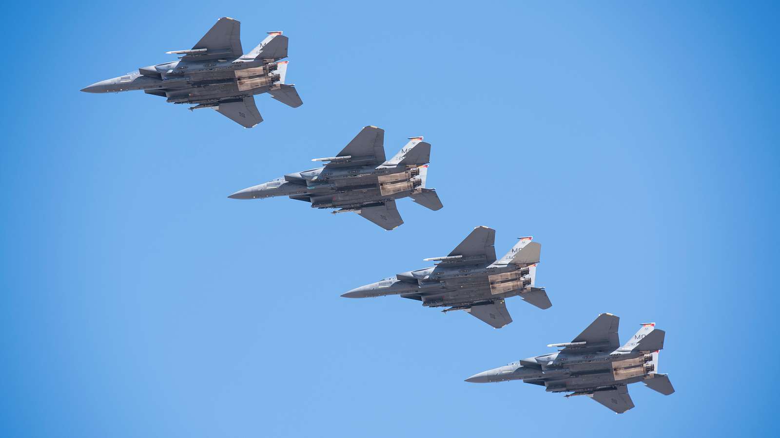 F15s from Mountain Home Air Force Base, Idaho perform NARA & DVIDS