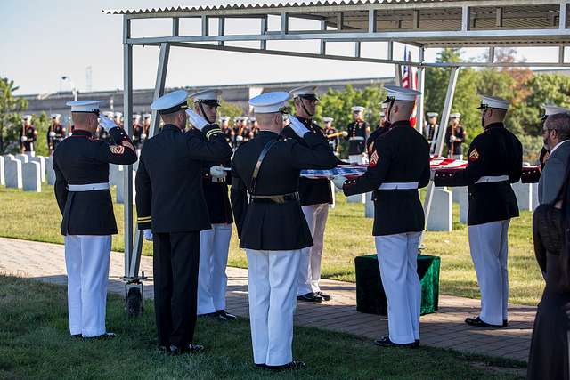 Marine Corps Body Bearers, Bravo Company, Marine Barracks - NARA ...