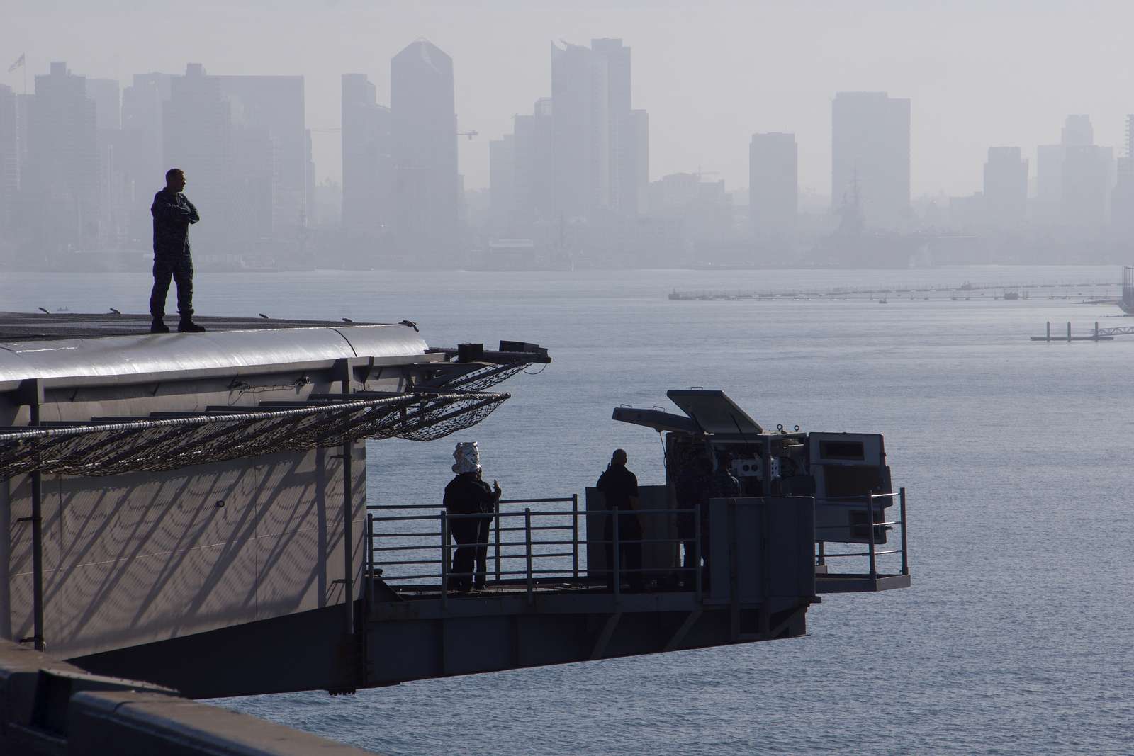 SAN DIEGO (Oct. 18, 2017) Sailors aboard Nimitz class - U ...