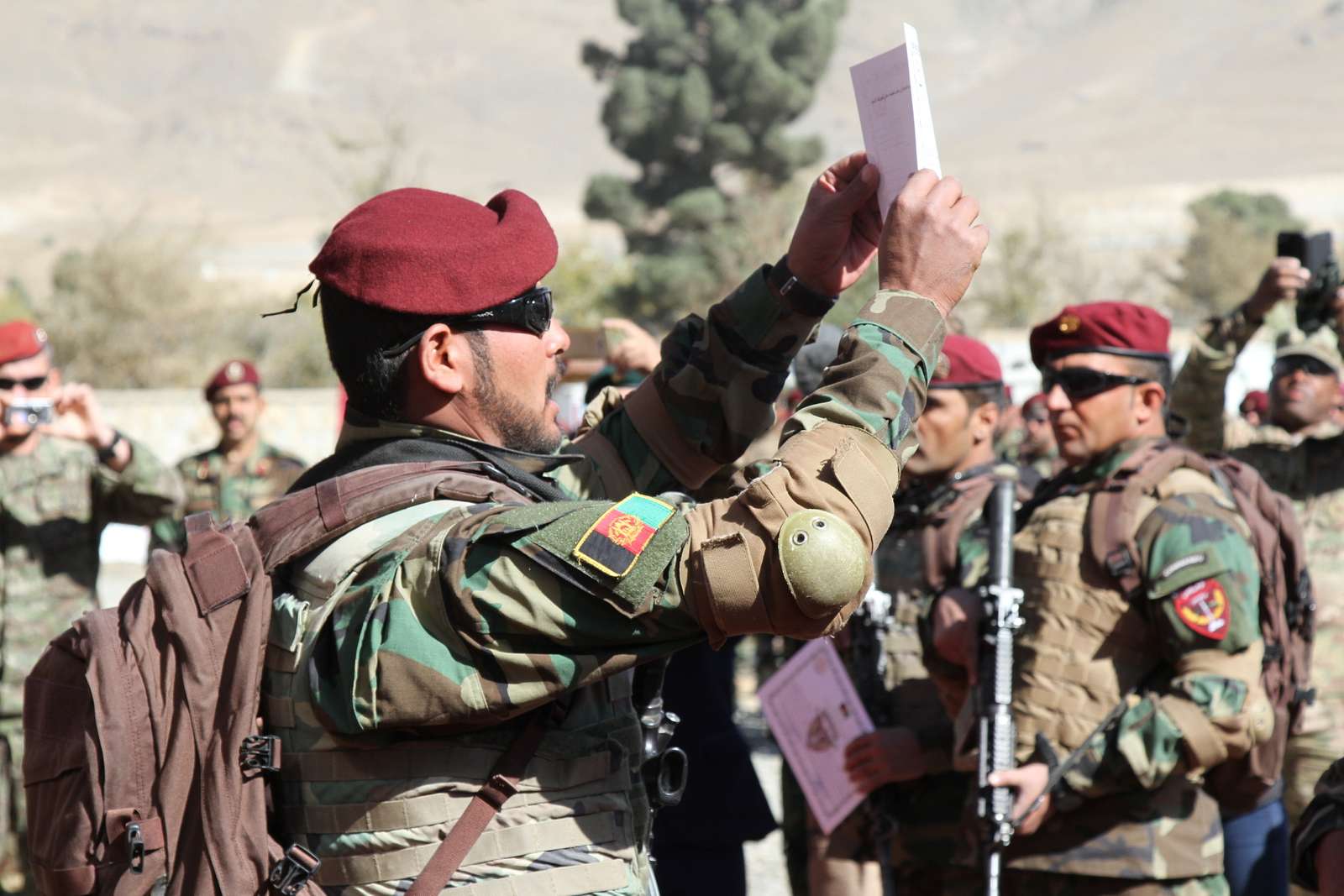 An Afghan National Army Special Operations Commando - NARA & DVIDS ...