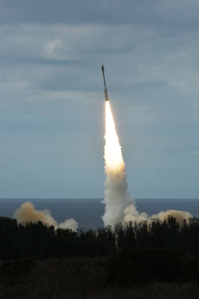 The Orbital ATK Minotaur-C rocket, carrying 10 small - NARA & DVIDS ...