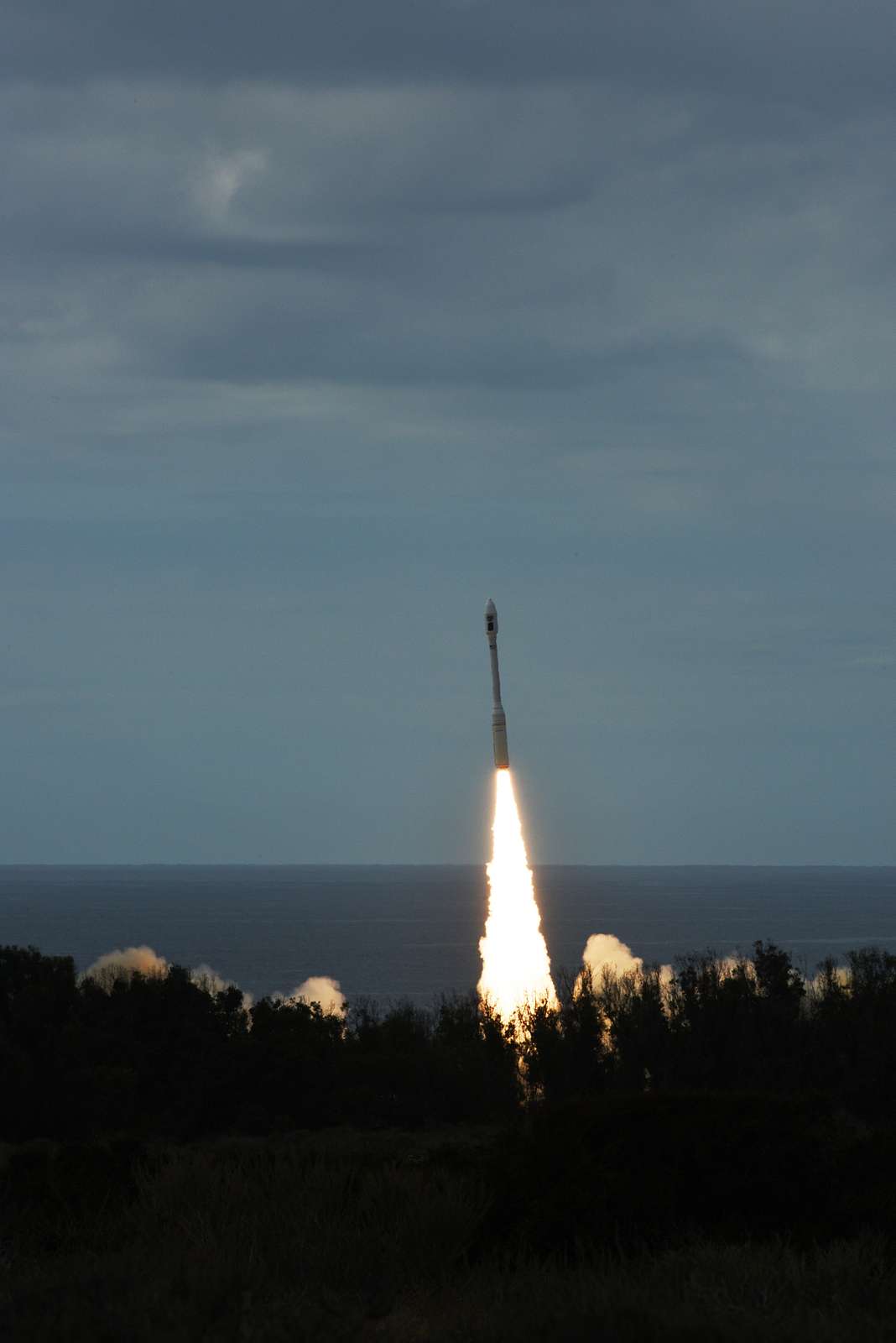 The Orbital Atk Minotaur-c Rocket, Carrying 10 Small - U.s. National 