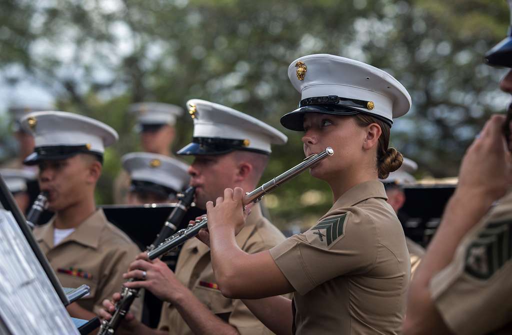 Sgt. Brooke Bart, A Flutist With The U.S. Marine Corps - PICRYL ...