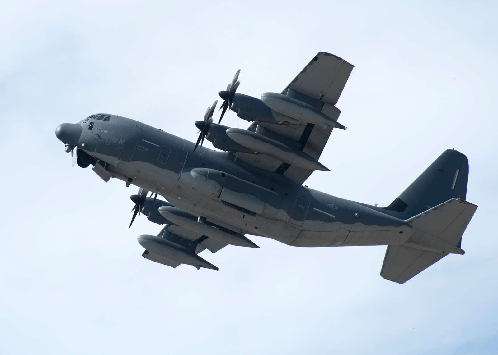 An MC-130J Hercules takes off during the 2017 JBSA - NARA & DVIDS ...