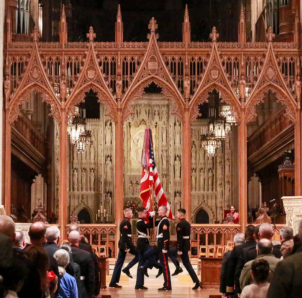 The Washington National Cathedral hosted the Marine - PICRYL