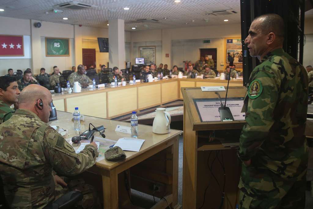 Afghan National Army Command Sgt. Maj. Roshan, right, - PICRYL Public ...