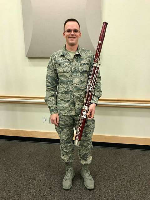 U.S. Air Force Staff Sgt. Michael Havens, USAF Band of the Golden