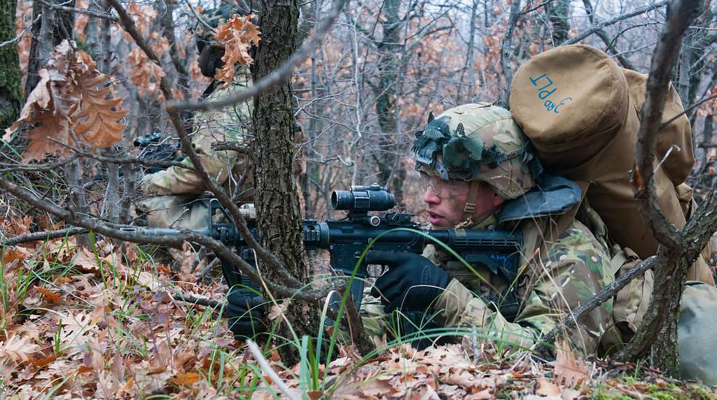 A Soldier from 1st Battalion, 18th Infantry Regiment, - NARA & DVIDS ...